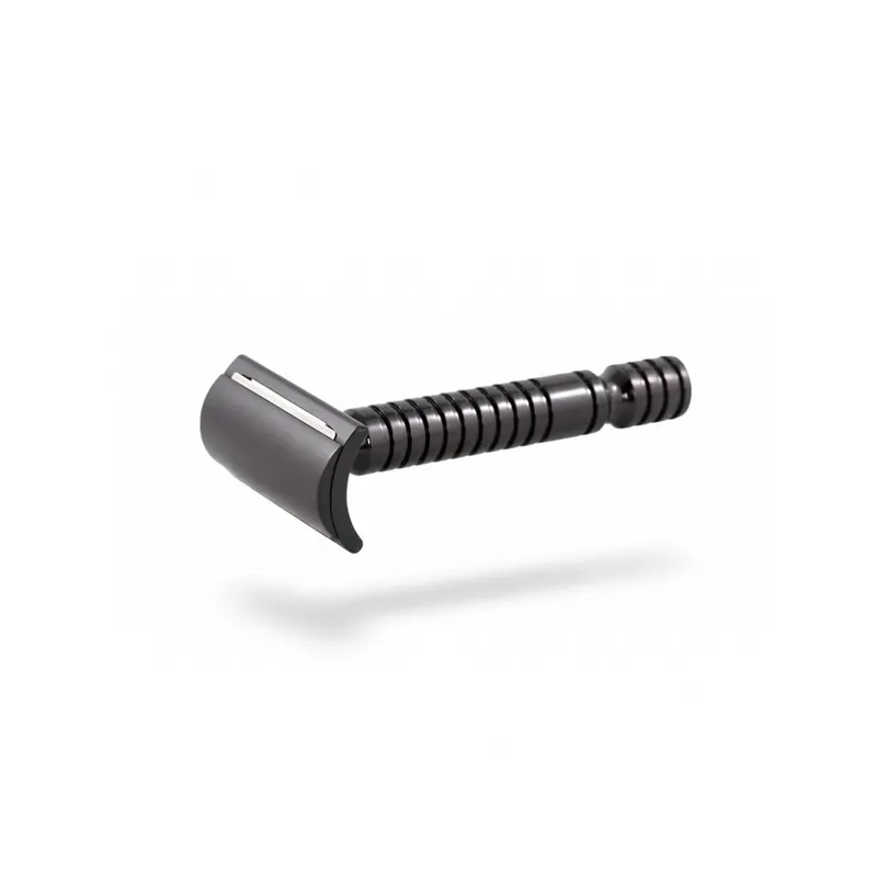 Razorock Baby Smooth Black Anodized Safety Razor