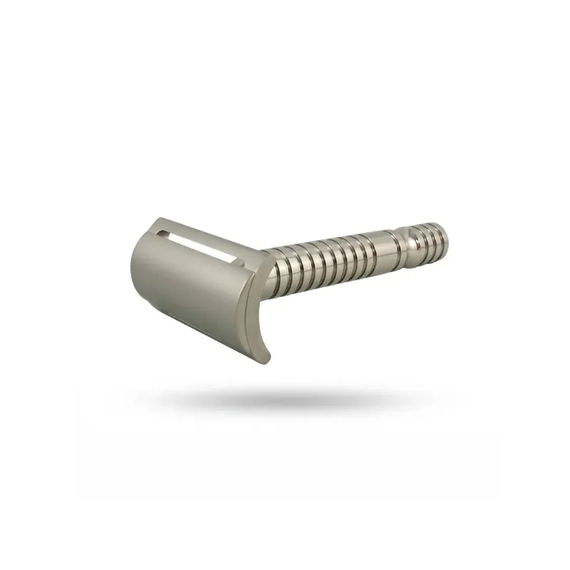 Razorock Baby Smooth Satin Silver Anodized Safety Razor