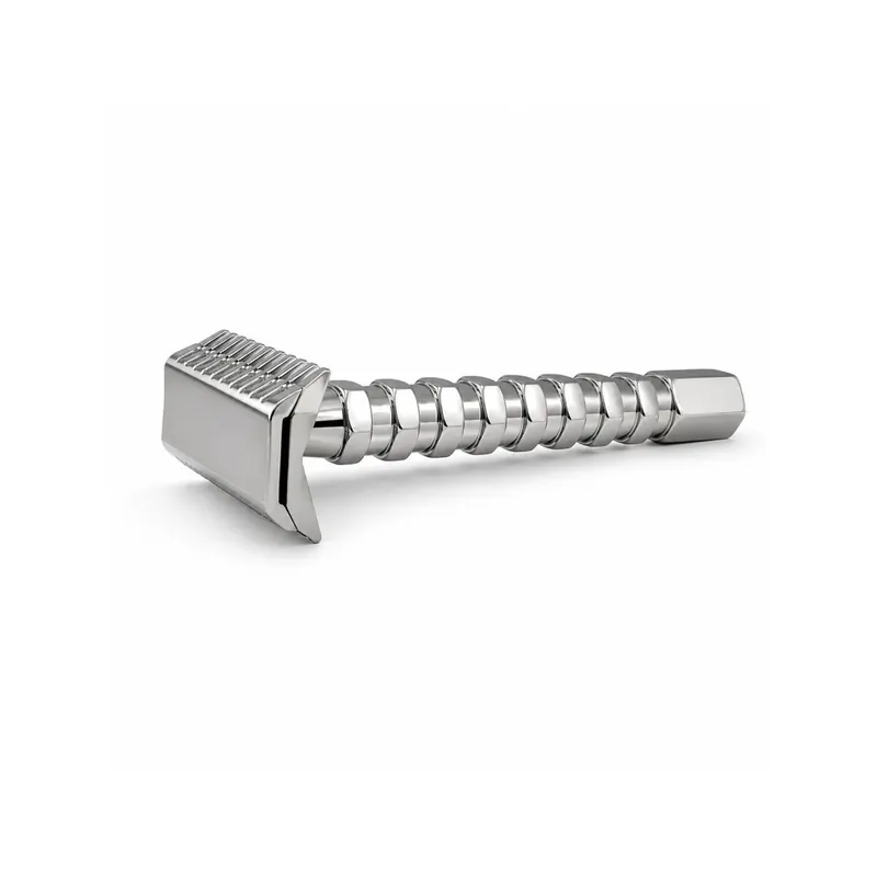 Razorock Daily Double Open Comb + Safety Razor Cyber SS Handle