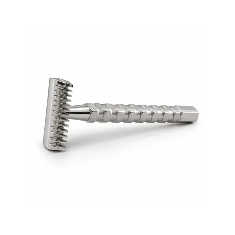 Razorock Daily Double Open Comb Standard Safety Razor Cyber SS Handle