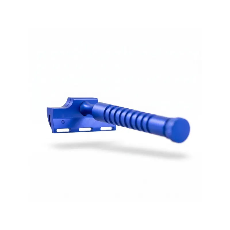Razorock Hawk Electric Blue Anodized Safety Razor