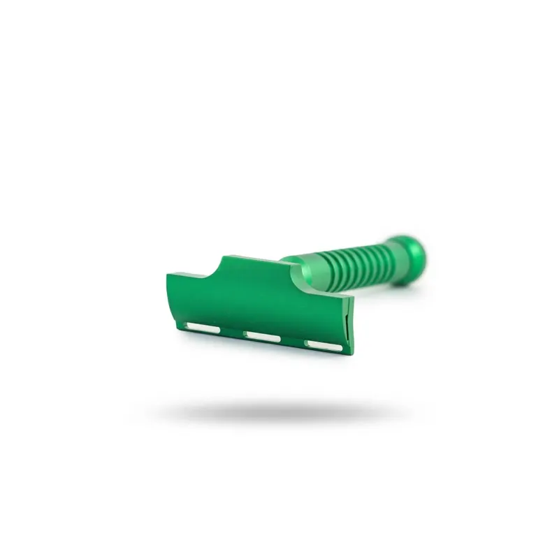Razorock Hawk Green Anodized Safety Razor