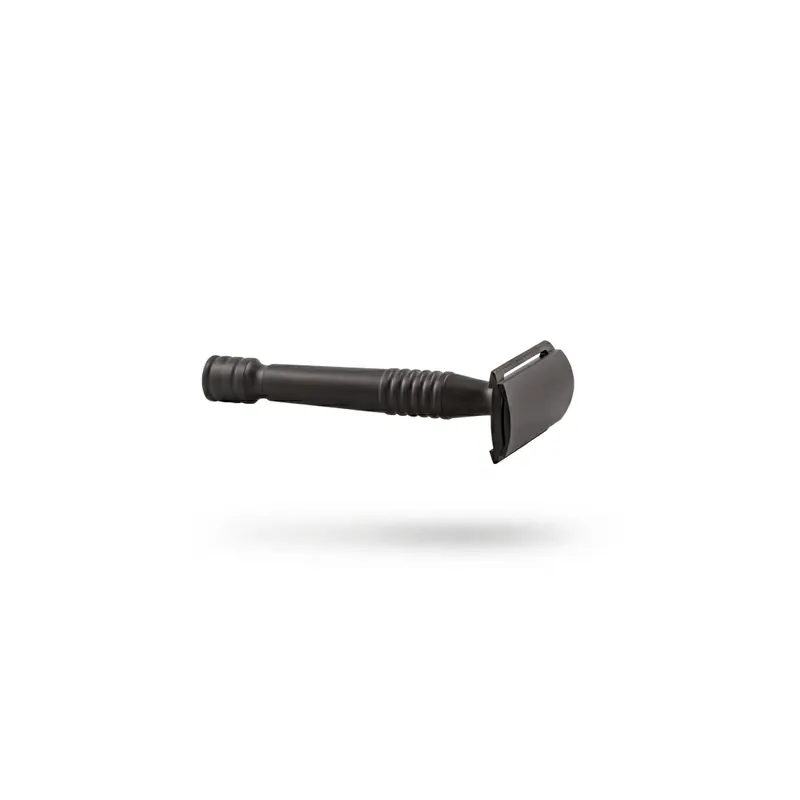 Razorock Lupo Black Anodized Safety Razor
