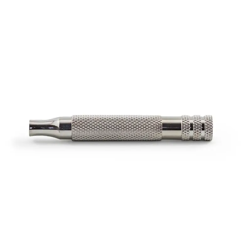 Razorock manico Bulldog in acciaio inox 316l per rasoi di sicurezza 90mm