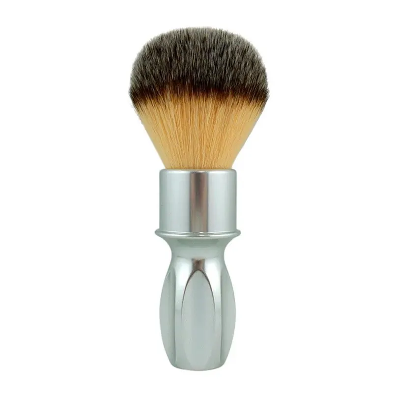 Razorock pennello da barba sintetico Silver 400 Plissoft