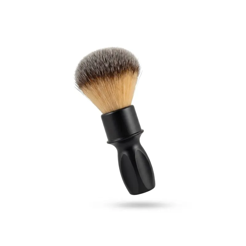 Razorock Plissoft Matte Black 400 Silvertip Fibre Shaving Brush 24mm