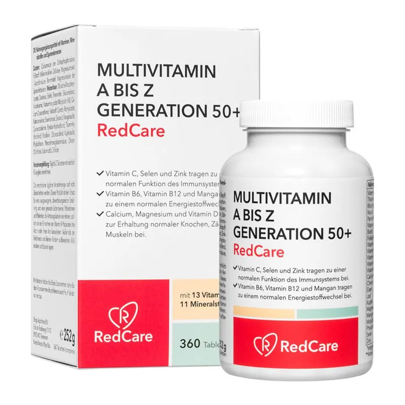 Redcare Multivitaminico dalla A alla Z per gli Over 50