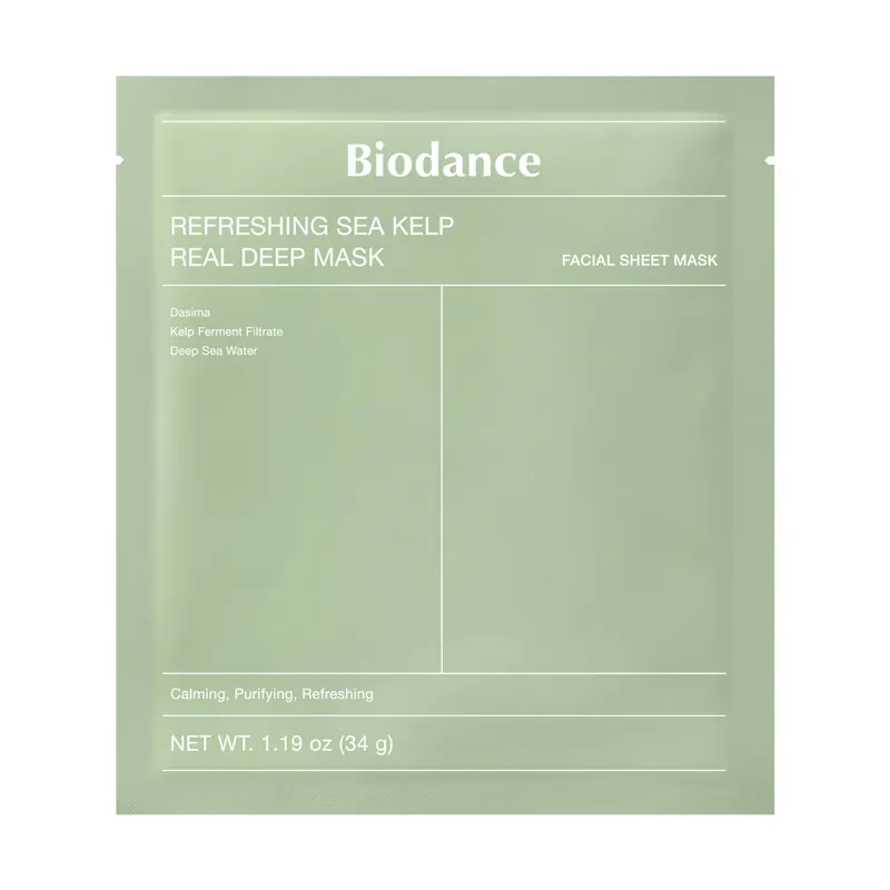 Refreshing Sea Kelp Real Deep Mask 4x34g BIODANCE | Pinalli