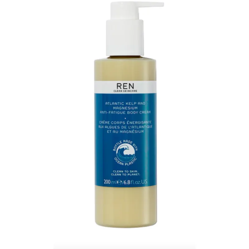 REN Clean Skincare Atlantik Kelp & Magnesium Body Cream Ocean Plastic Version, 200 ml
