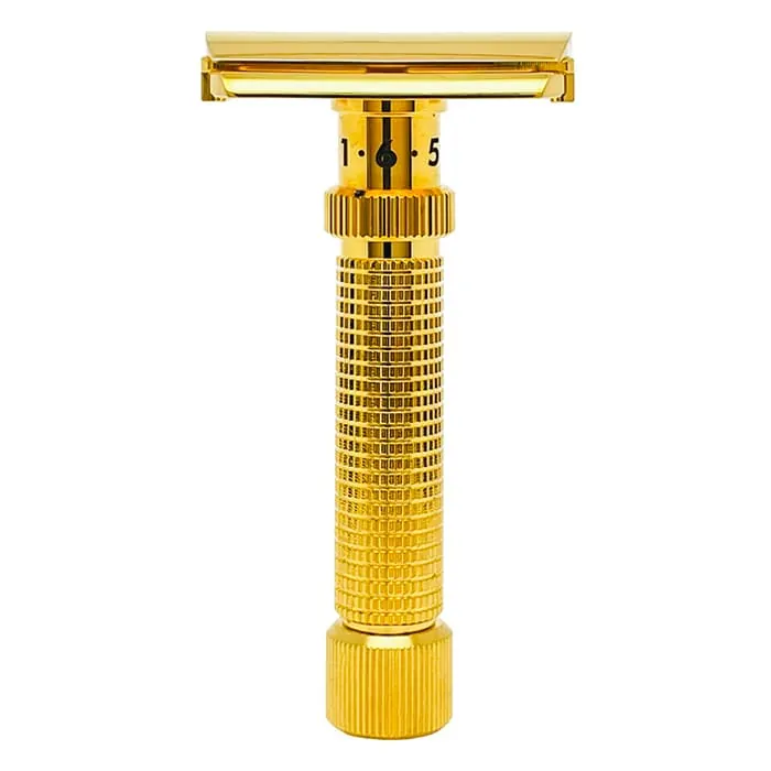 Rex Supply Co rasoio di sicurezza regolabile Ambassador Gold-101G