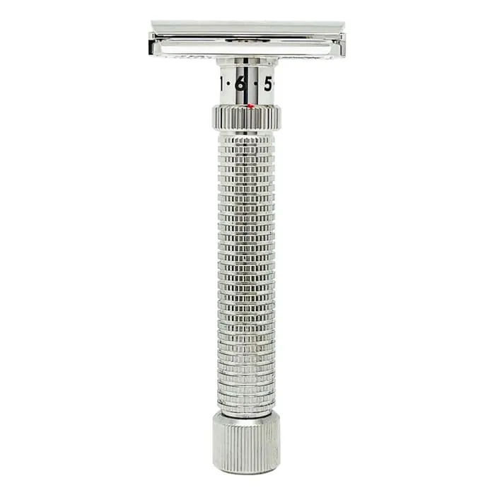 Rex Supply Co rasoio di sicurezza regolabile Ambassador XL Deluxe Rhodium