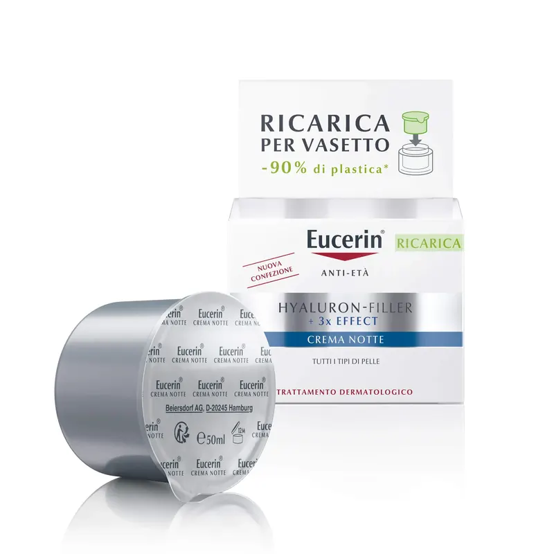 Ricarica Hyaluron-Filler +3x Effect Crema Notte EUCERIN | Pinalli