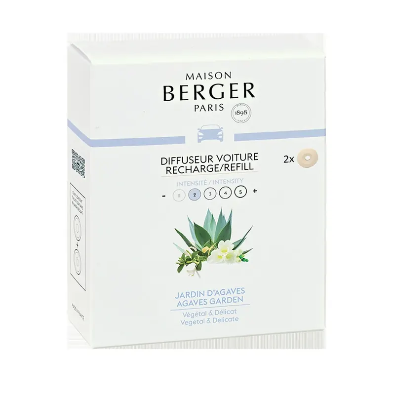 Ricariche per Diffusore Auto Jardin D'Agaves MAISON BERGER PARIS | Pinalli