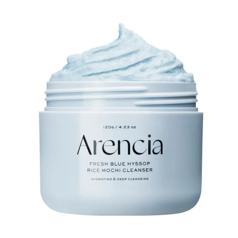 RICE MOCHI Fresh Blue Hyssop Rice Mochi Cleanser ARENCIA | Pinalli
