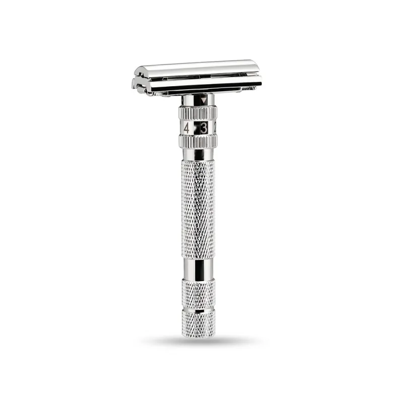 Rockwell Model T2 White Chrome Razor