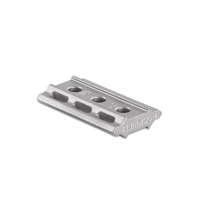 Rockwell piastra 2-4 in acciaio inox per rasoio 6S