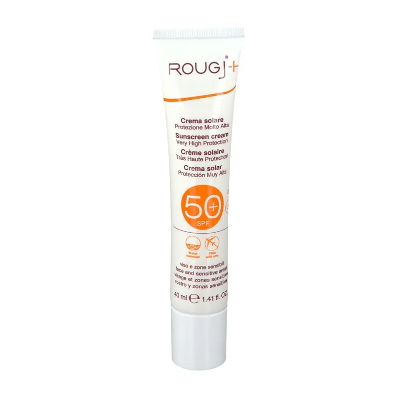 ROUGJ+ Crema Solare Viso E Zone Sensibili Spf50+