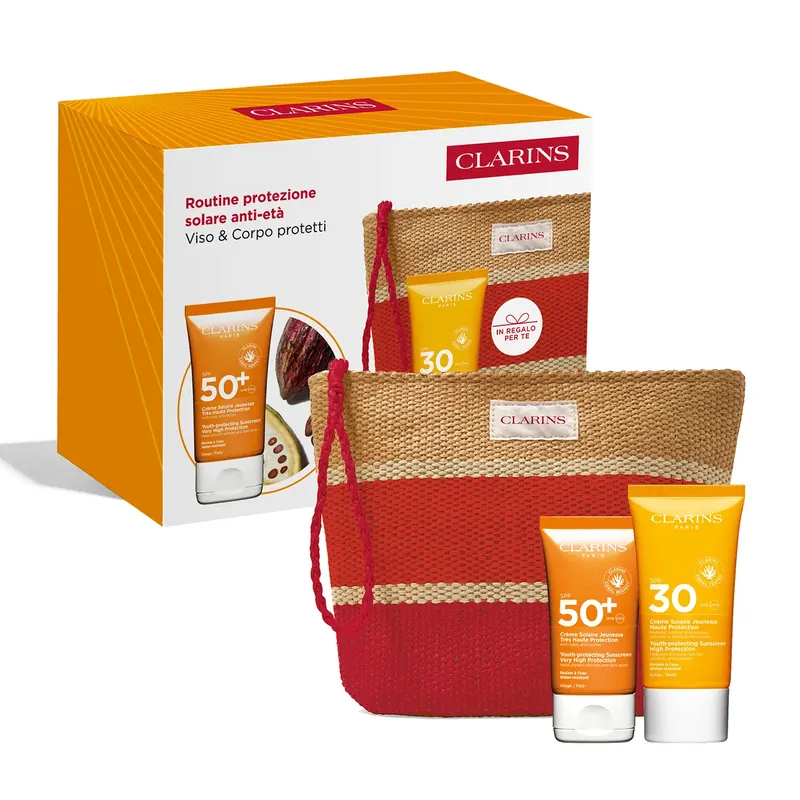 Routine protezione solare anti-età CLARINS | Pinalli
