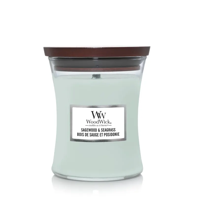 Sagewood & Seagrass MEDIUM WOODWICK | Pinalli