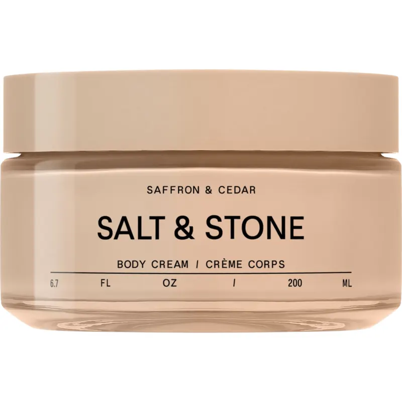 SALT & STONE Saffron & Cedar Body Cream, 200 ml