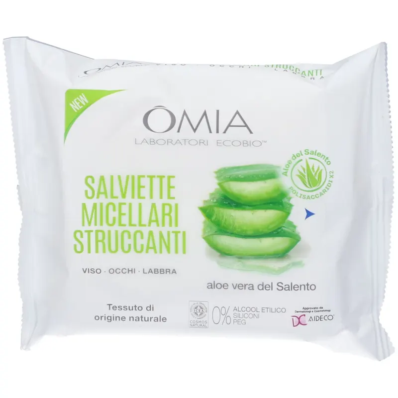 Salviette Micellari Struccanti con Aloe Vera del Salento