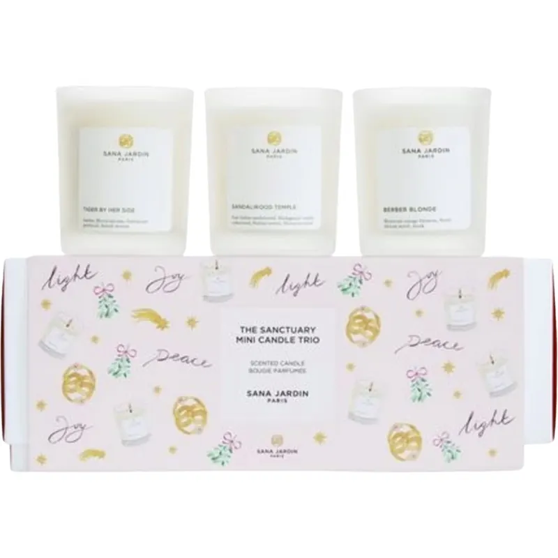 Sana Jardin The Sanctuary Mini Candle Trio