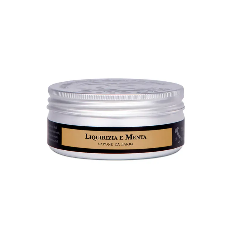 Saponificio Bignoli Liquorice & Mint Shaving Soap 175g