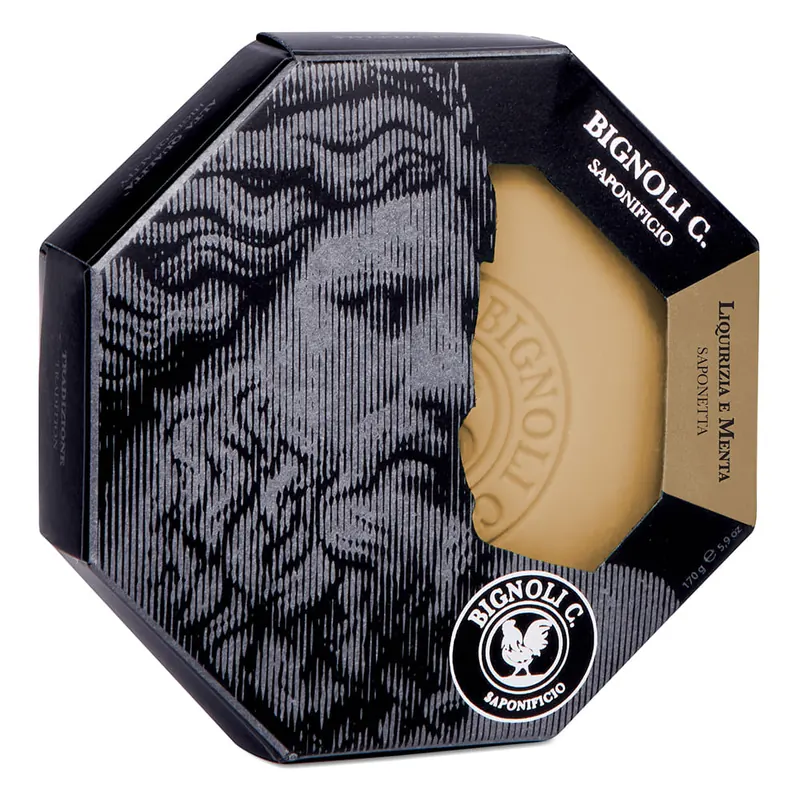 Saponificio Bignoli sapone mani e corpo Liquirizia e Menta 170gr