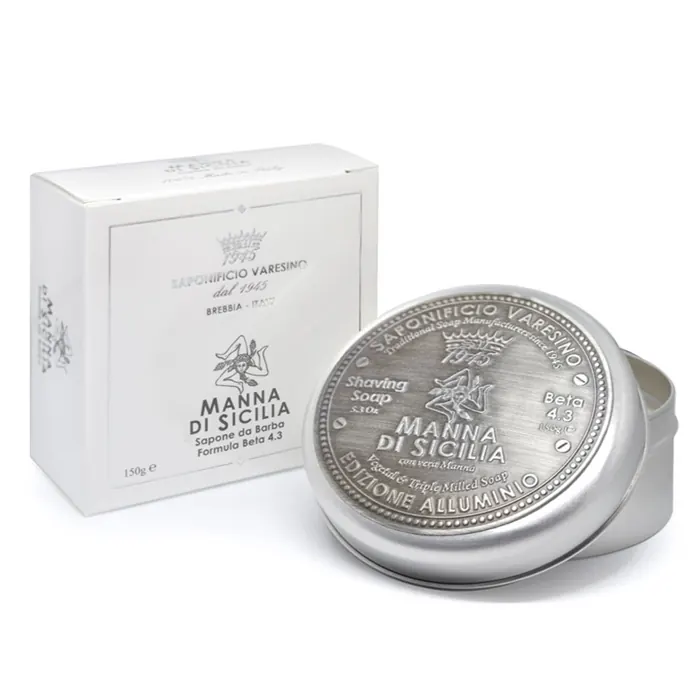 Saponificio Varesino sapone da barba Manna di Sicilia 4.3 150gr