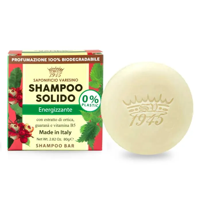 Saponificio Varesino shampoo solido energizzante 80g