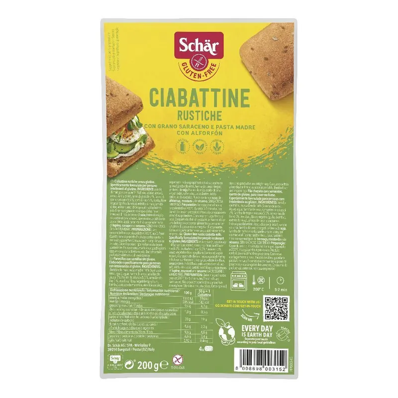 Schär Ciabattine rustiche