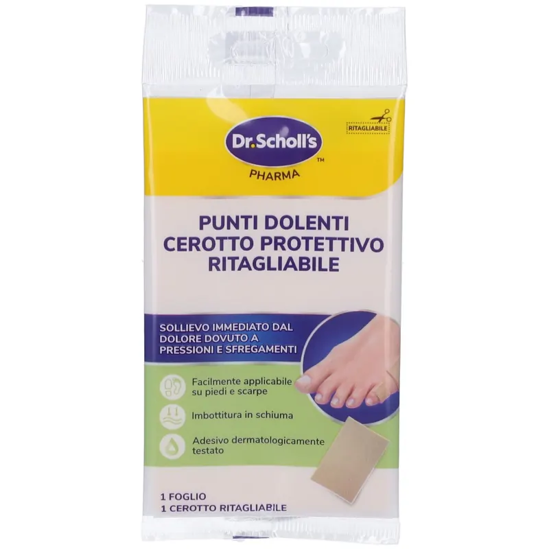 Scholl Cerotto Protettivo Ritagliabile con Imbottitura in Schiuma