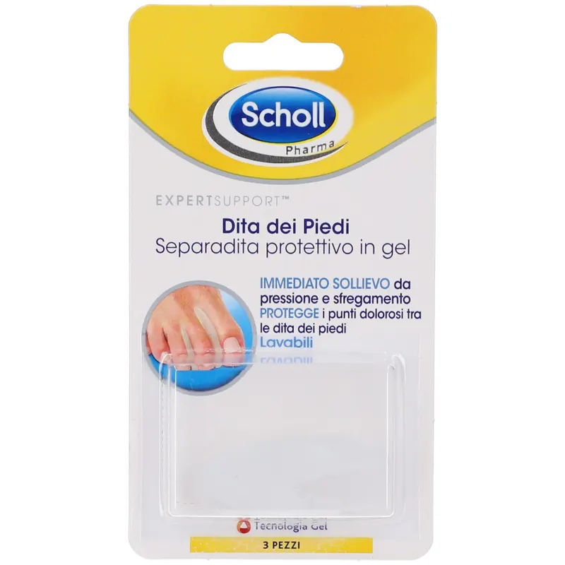 Scholl Separadita Anatomico in Gel per le Dita dei Piedi