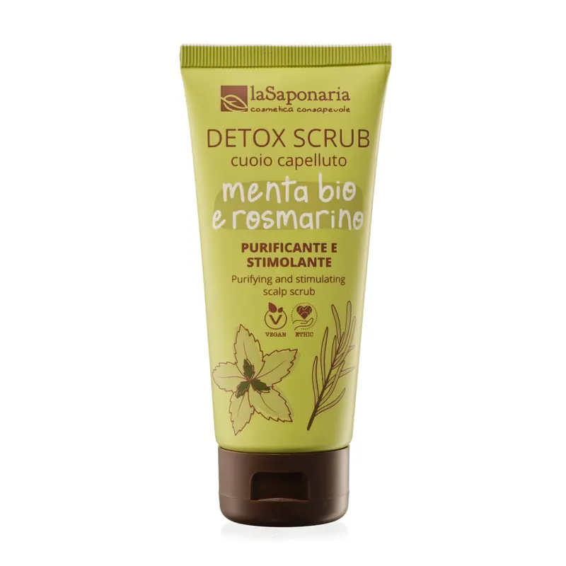 Scrub cuoio capelluto detox - Menta Bio e Rosmarino LA SAPONARIA | Pinalli