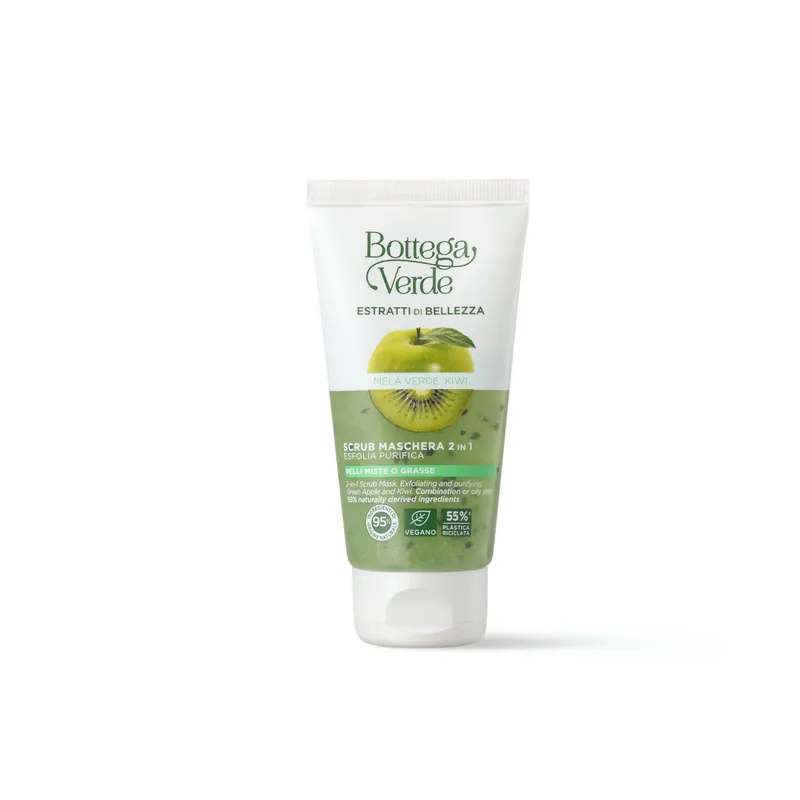 Scrub - Maschera 2 In 1 - Mela Verde E Kiwi BOTTEGA VERDE | Pinalli