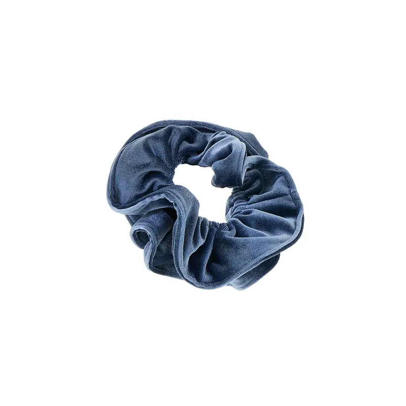 Scrunchie vellutato fiore blu PINALLI COLLECTION | Pinalli