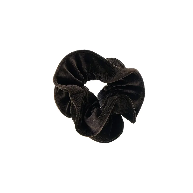 Scrunchie vellutato fiore marrone PINALLI COLLECTION | Pinalli