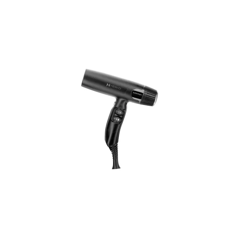 Secador Profesional HYBRID Negro Mate Gamma Piu