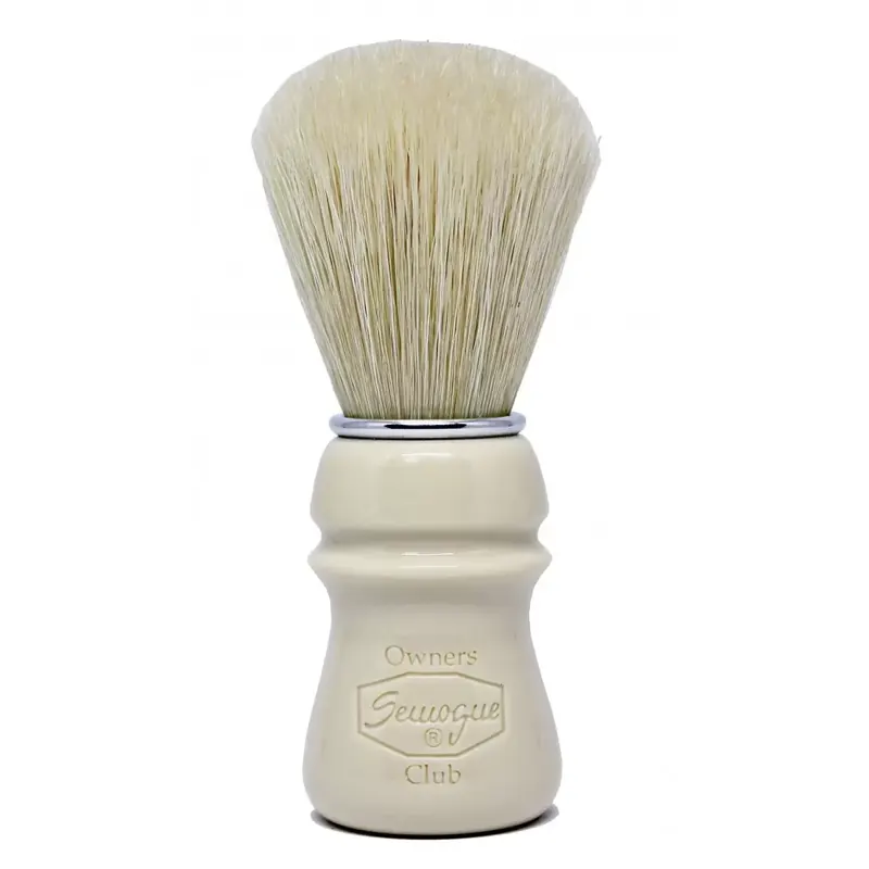 Semogue S.O.C. Boar Bristle Ivory Shaving Brush