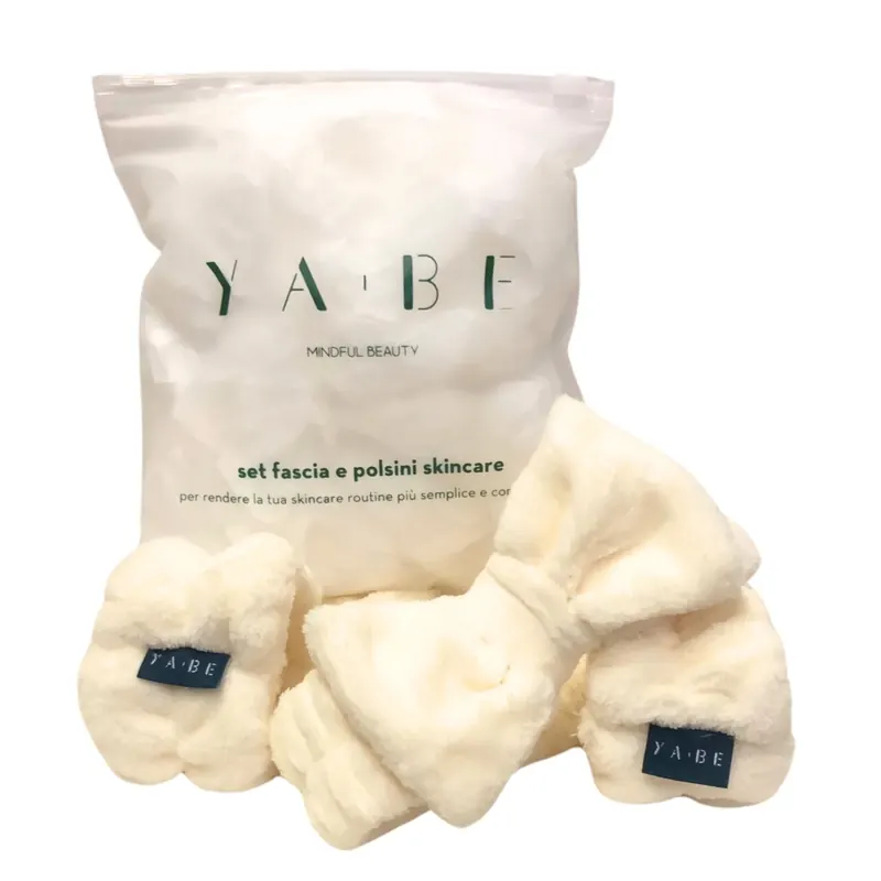 Set fascia e polsini skincare YA.BE | Pinalli