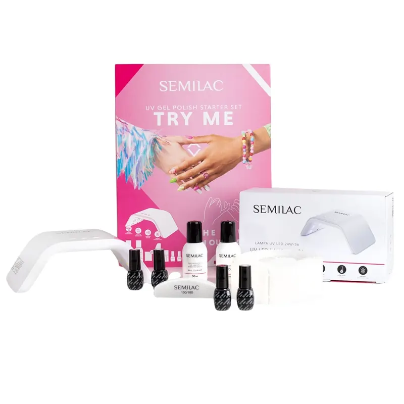 Set TRY ME 24W/36 UV LED SEMILAC | Pinalli