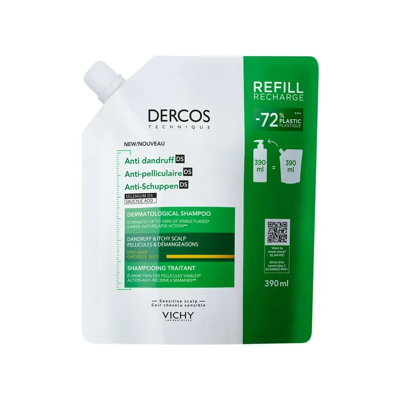 Shampoo Antiforfora DS capelli secchi 390ml VICHY | Pinalli
