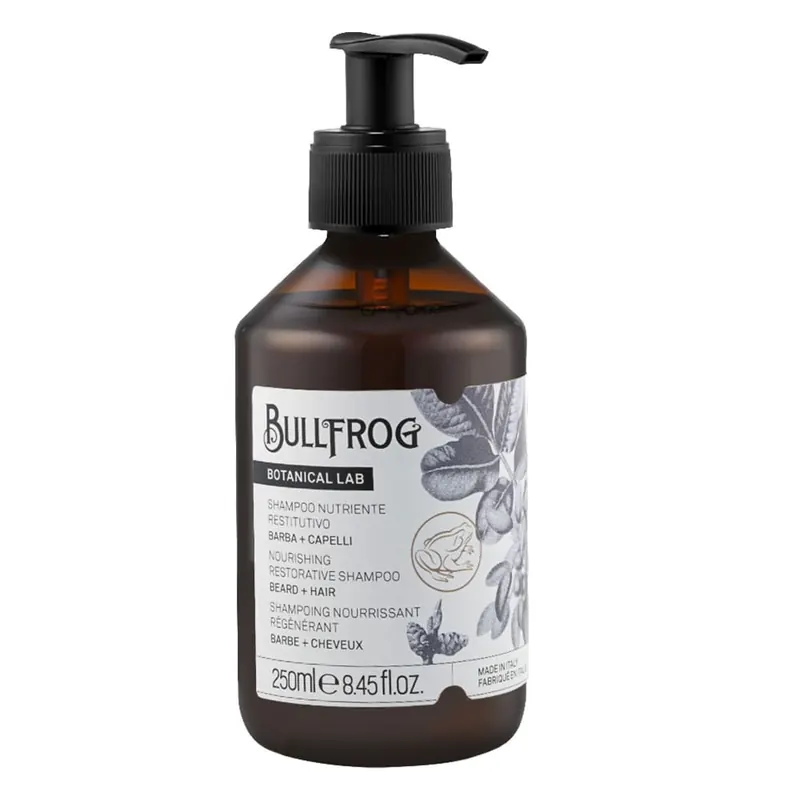 Shampoo barba e capelli Bullfrog nutriente 250ml