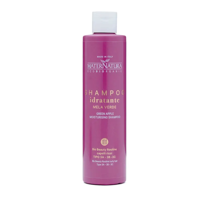 Shampoo Idratante Capelli Ricci Mela Verde MATERNATURA | Pinalli