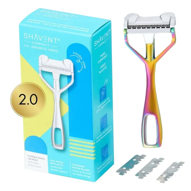 Shavent rasoio di sicurezza single edge Compact 2.0 Magnetic Rainbow