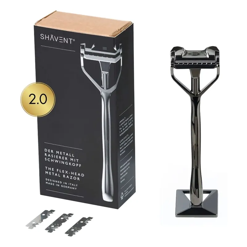 Shavent rasoio di sicurezza single edge Original 2.0 Magnetic Force Black Oak