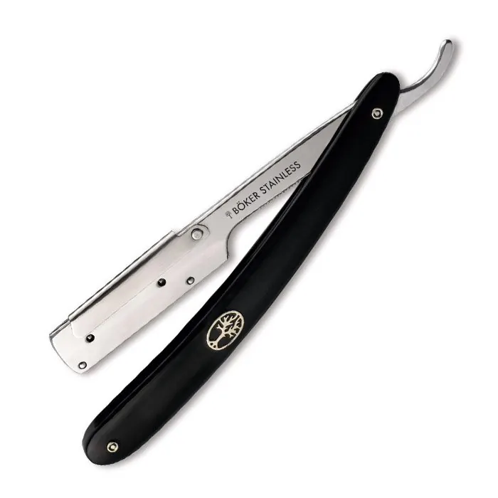 Shavette Boker Pro Razette Black – Manico nero