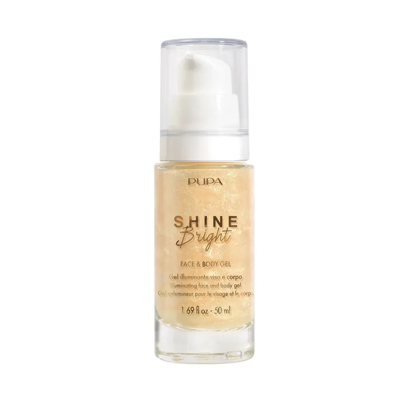 Shine Bright Face & Body Gel Precious Gold PUPA | Pinalli
