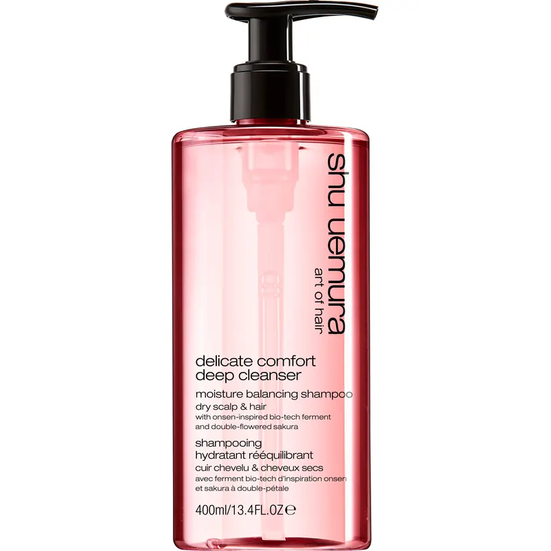 Shu Uemura Deep Cleanser - Delicate Comfort, Moisture Balancing Shampoo, 400 ml