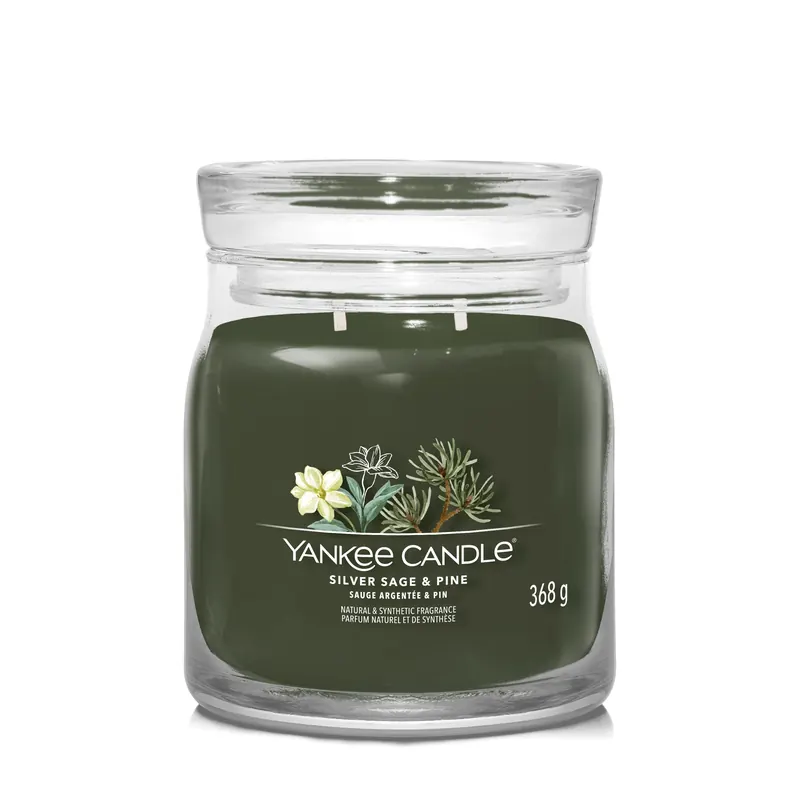 Silver Sage & Pine MEDIUM YANKEE CANDLE | Pinalli